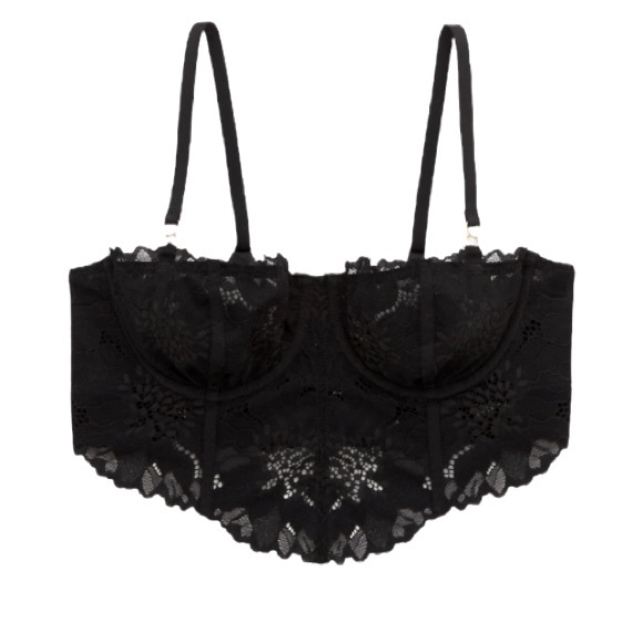 AERIE➕NEW Real Power Midnight Lace Bra - Picture 3 of 10